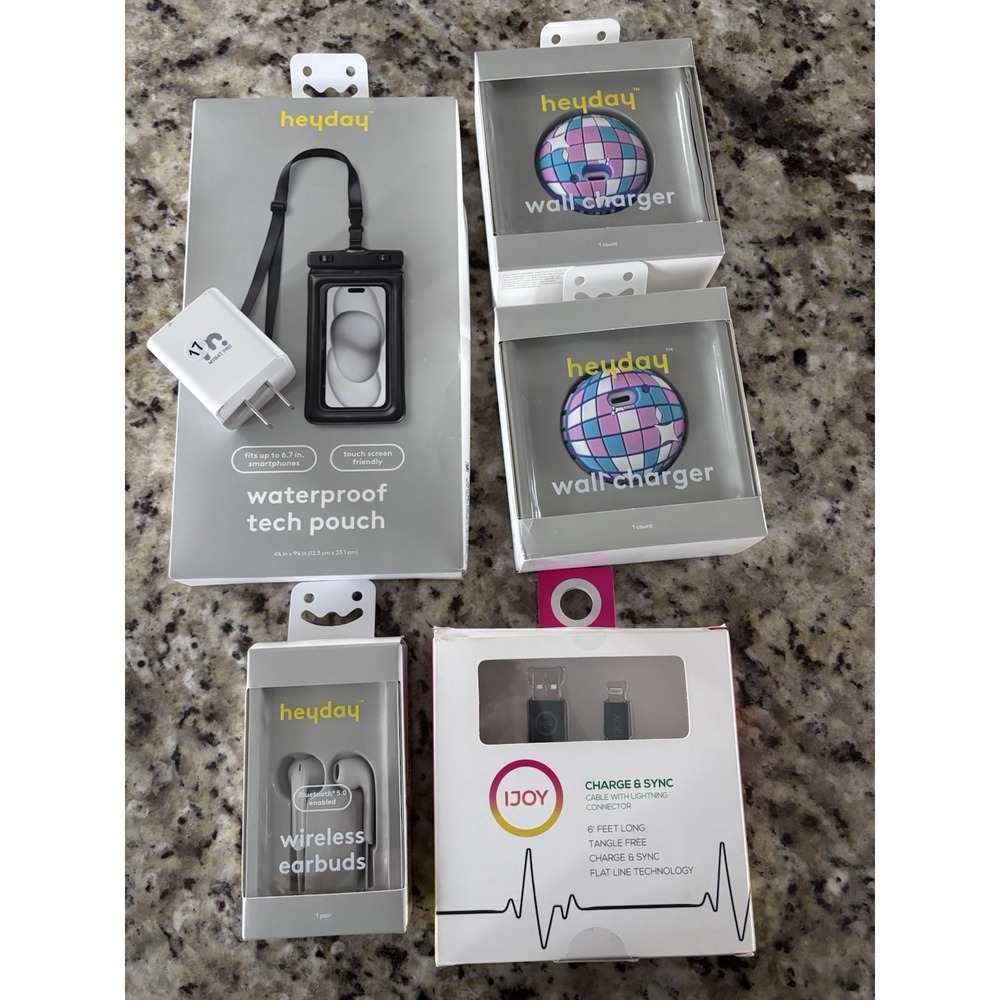 Miscellaneous Bundle Cell Phone, Accessories, Chargers, Buds Cover. New. 3770